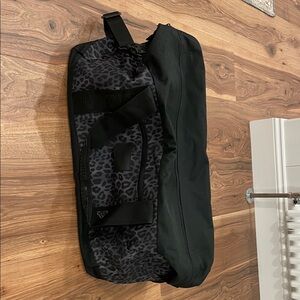 Victoria’s Secret pink black leopard duffel bag
